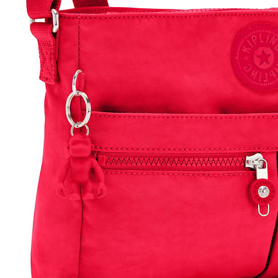 Kipling New Angie Crossbody Táska Bordó | HU 1193QM